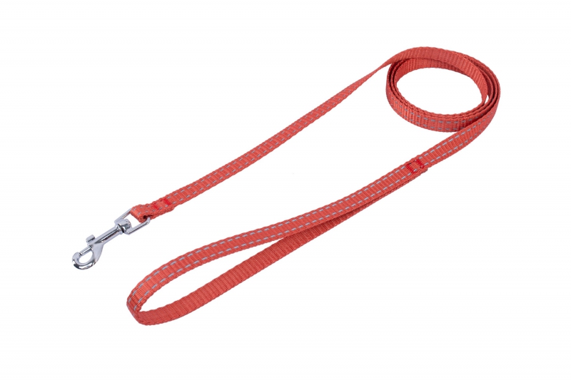 LEASH-REFL-10-RED-XS